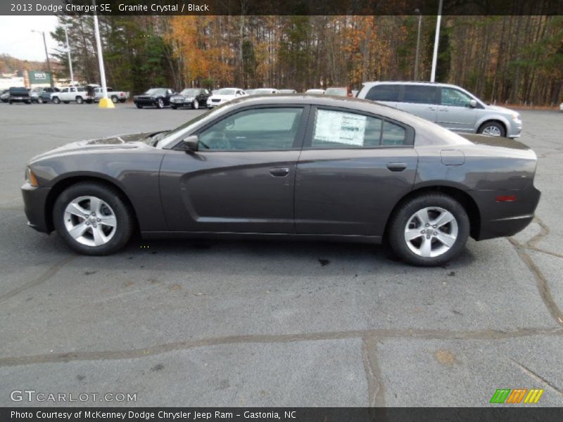 Granite Crystal / Black 2013 Dodge Charger SE