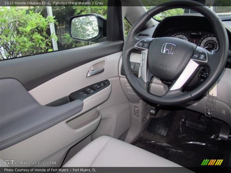 Polished Metal Metallic / Gray 2013 Honda Odyssey EX-L