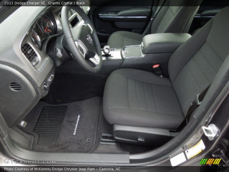  2013 Charger SE Black Interior
