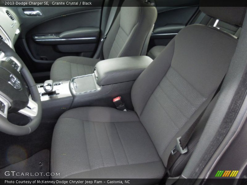 Granite Crystal / Black 2013 Dodge Charger SE