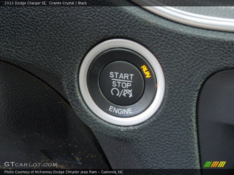 Granite Crystal / Black 2013 Dodge Charger SE