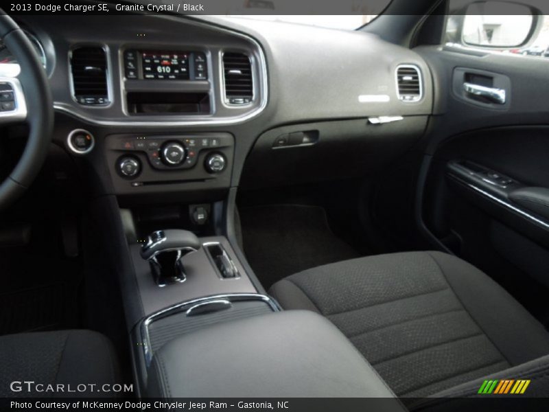 Granite Crystal / Black 2013 Dodge Charger SE