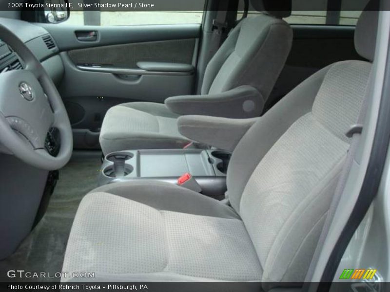 Silver Shadow Pearl / Stone 2008 Toyota Sienna LE