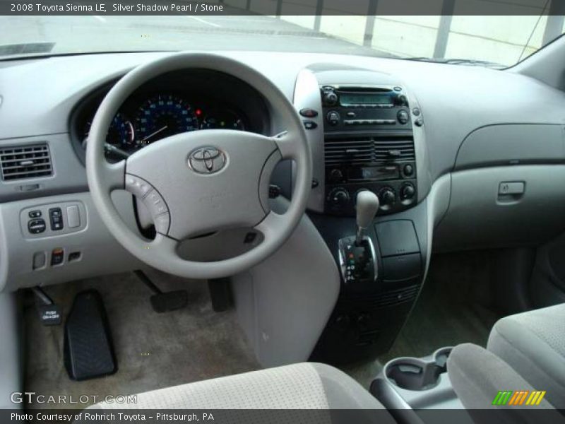 Silver Shadow Pearl / Stone 2008 Toyota Sienna LE