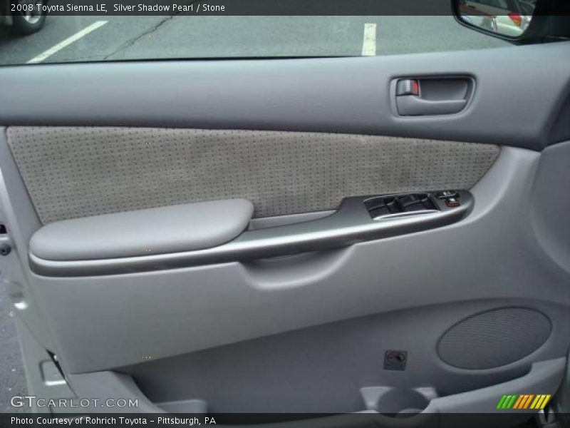 Silver Shadow Pearl / Stone 2008 Toyota Sienna LE