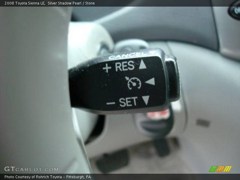 Silver Shadow Pearl / Stone 2008 Toyota Sienna LE