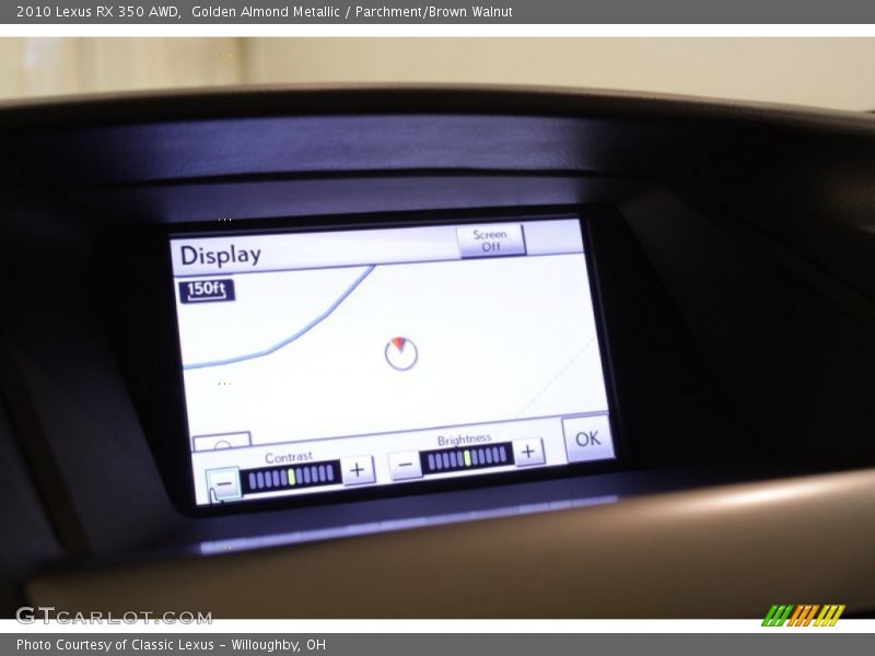 Golden Almond Metallic / Parchment/Brown Walnut 2010 Lexus RX 350 AWD