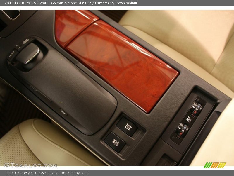 Golden Almond Metallic / Parchment/Brown Walnut 2010 Lexus RX 350 AWD