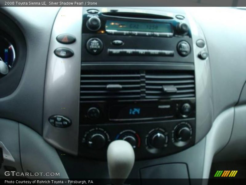 Silver Shadow Pearl / Stone 2008 Toyota Sienna LE