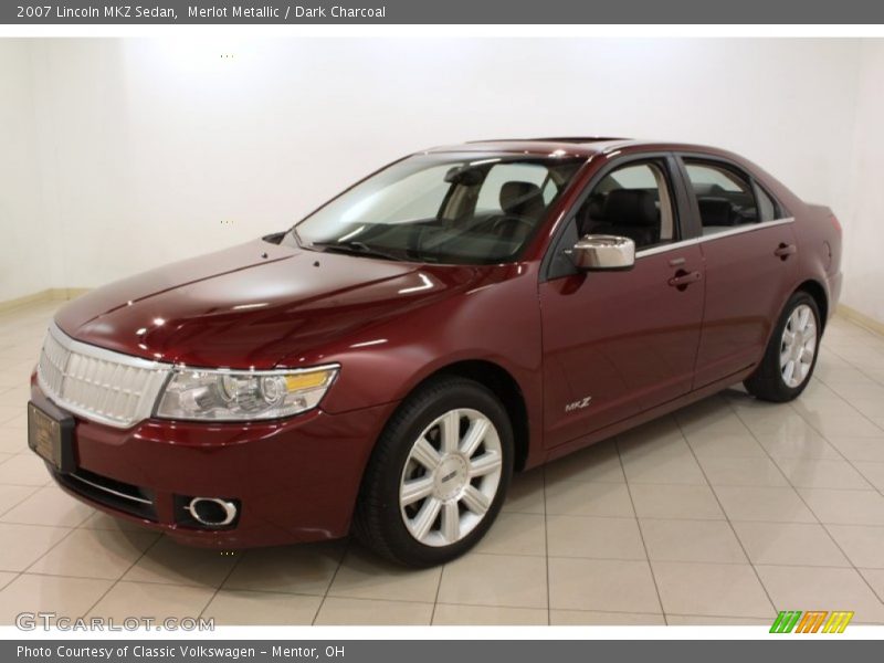Merlot Metallic / Dark Charcoal 2007 Lincoln MKZ Sedan