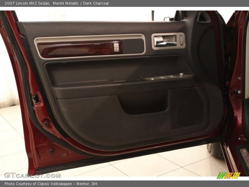 Merlot Metallic / Dark Charcoal 2007 Lincoln MKZ Sedan
