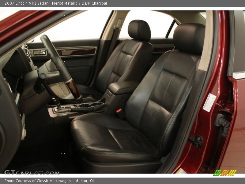 Merlot Metallic / Dark Charcoal 2007 Lincoln MKZ Sedan