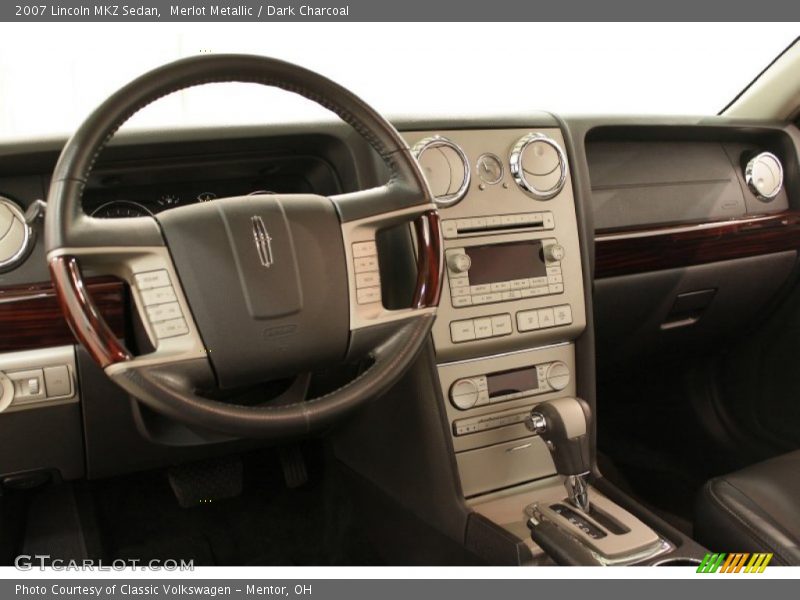 Merlot Metallic / Dark Charcoal 2007 Lincoln MKZ Sedan