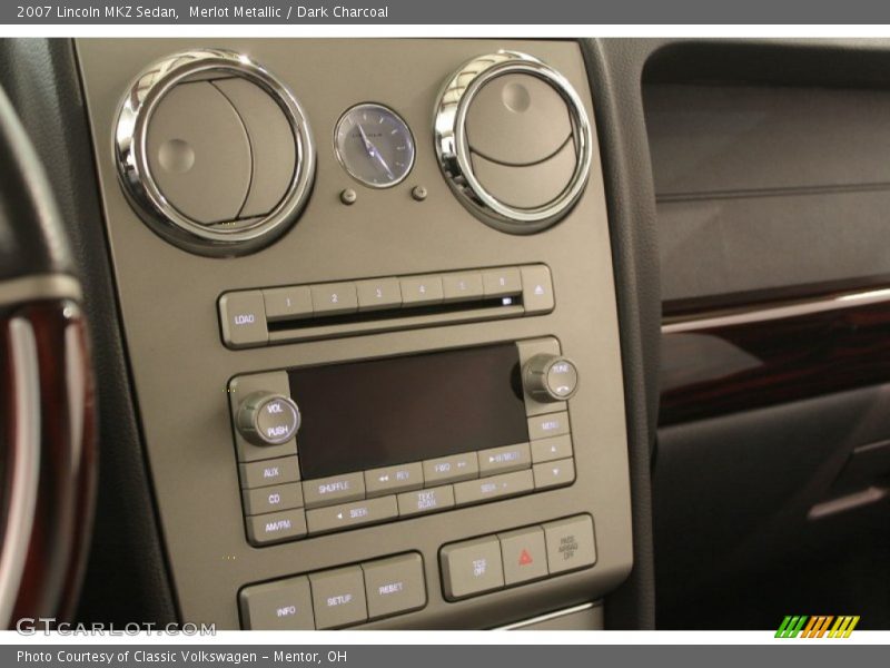 Merlot Metallic / Dark Charcoal 2007 Lincoln MKZ Sedan
