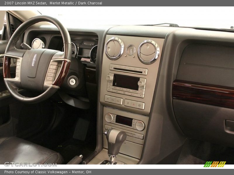 Merlot Metallic / Dark Charcoal 2007 Lincoln MKZ Sedan