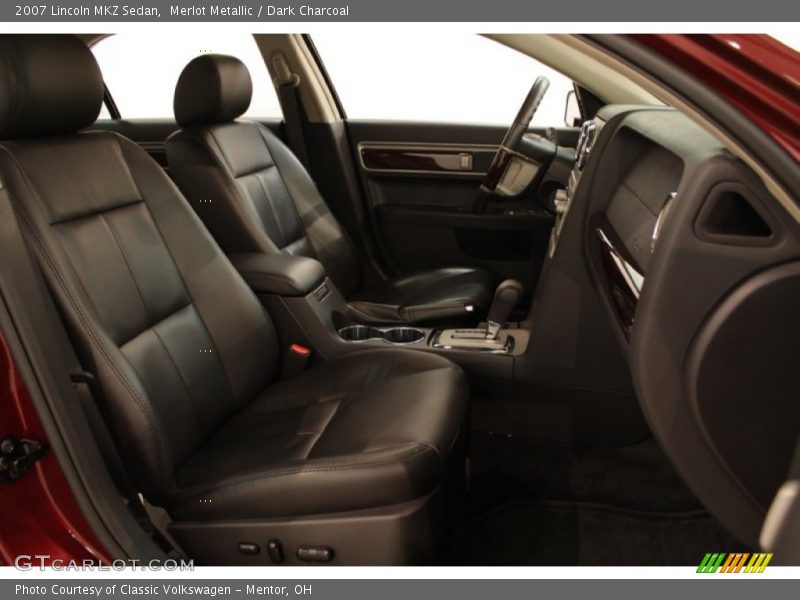 Merlot Metallic / Dark Charcoal 2007 Lincoln MKZ Sedan