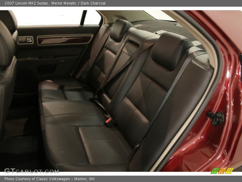 Merlot Metallic / Dark Charcoal 2007 Lincoln MKZ Sedan