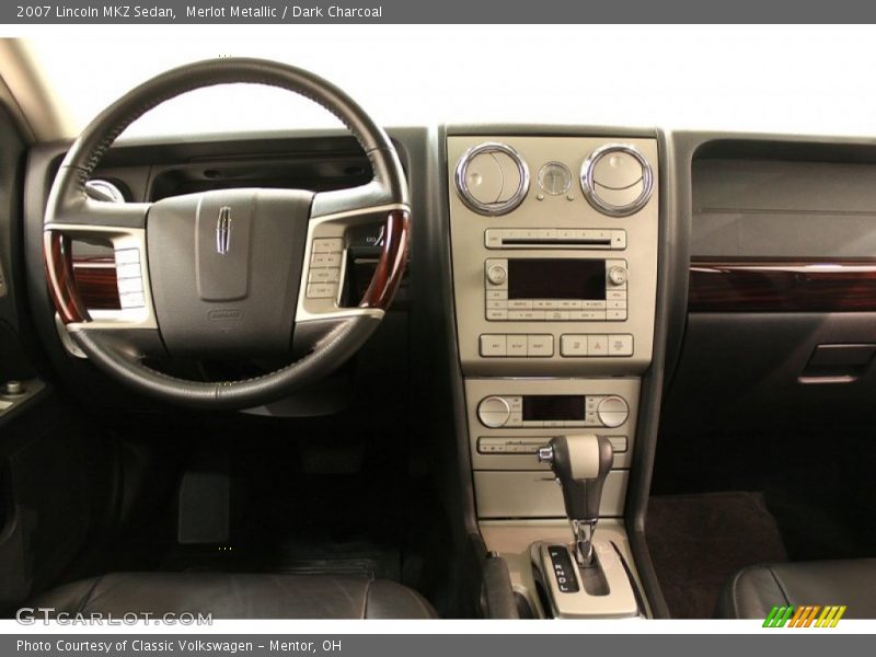 Merlot Metallic / Dark Charcoal 2007 Lincoln MKZ Sedan