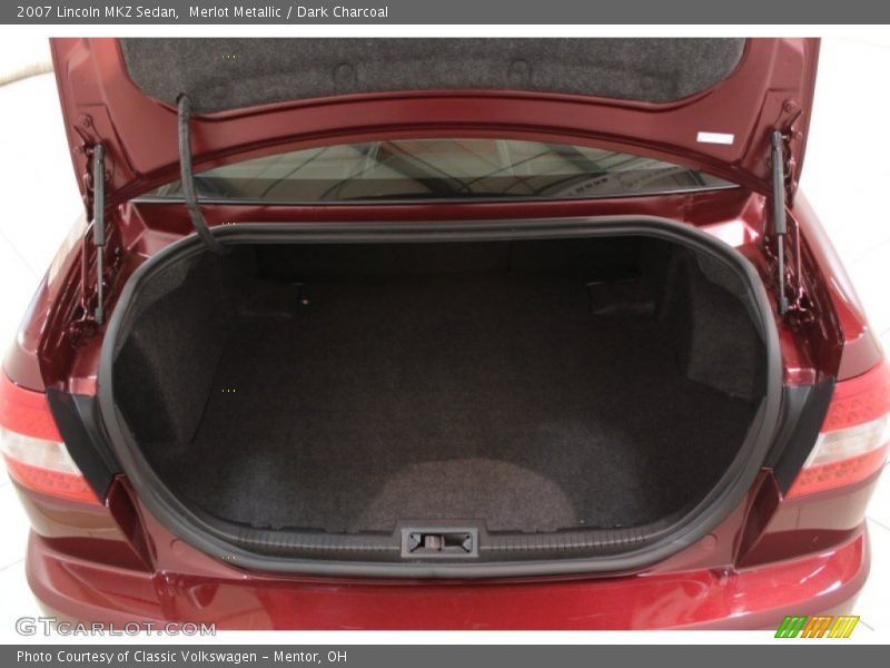 Merlot Metallic / Dark Charcoal 2007 Lincoln MKZ Sedan