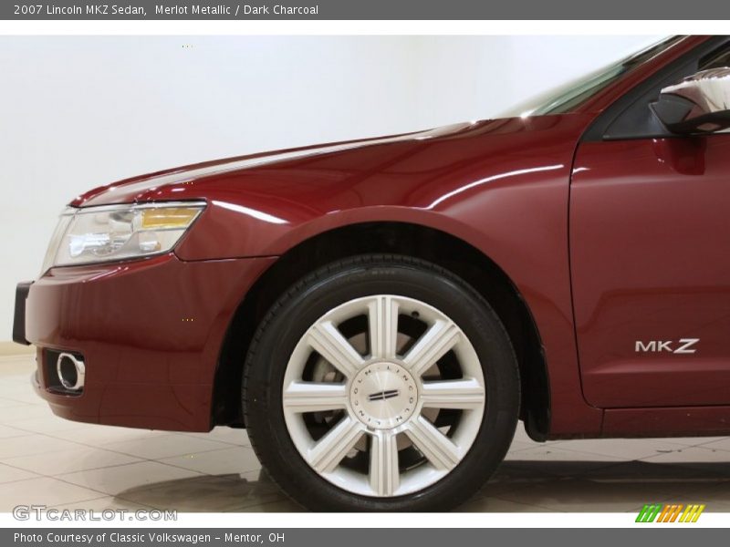 Merlot Metallic / Dark Charcoal 2007 Lincoln MKZ Sedan