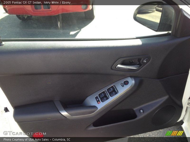 Ivory White / Ebony 2005 Pontiac G6 GT Sedan