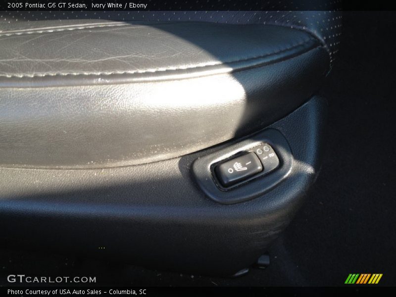 Ivory White / Ebony 2005 Pontiac G6 GT Sedan