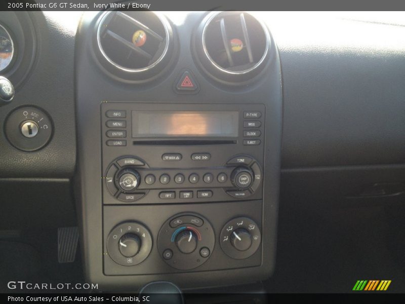 Ivory White / Ebony 2005 Pontiac G6 GT Sedan