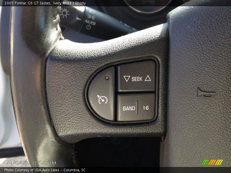 Ivory White / Ebony 2005 Pontiac G6 GT Sedan