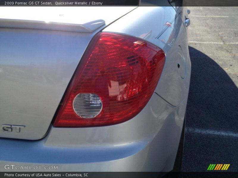 Quicksilver Metallic / Ebony 2009 Pontiac G6 GT Sedan