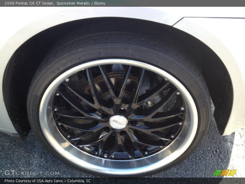 Quicksilver Metallic / Ebony 2009 Pontiac G6 GT Sedan