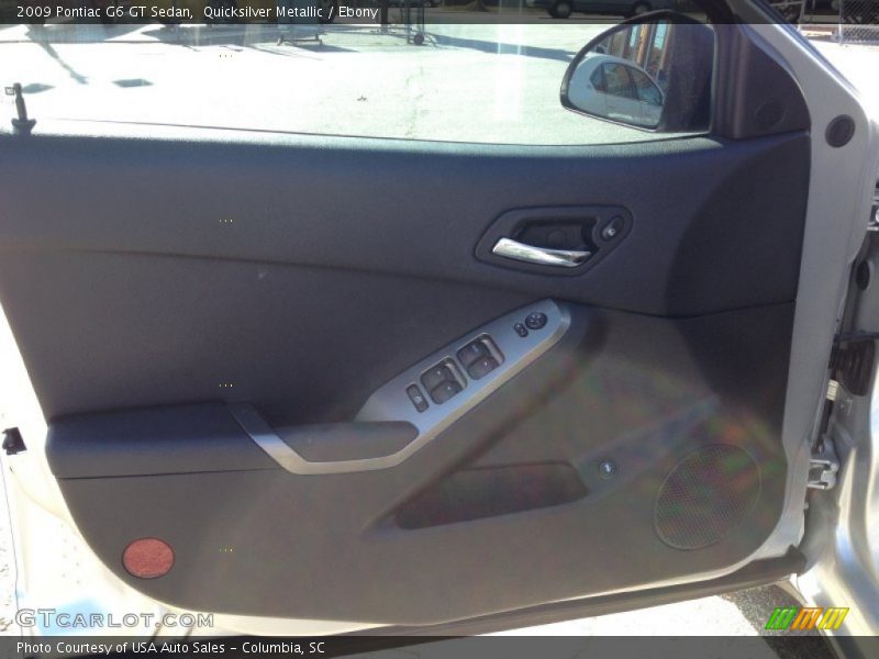 Quicksilver Metallic / Ebony 2009 Pontiac G6 GT Sedan