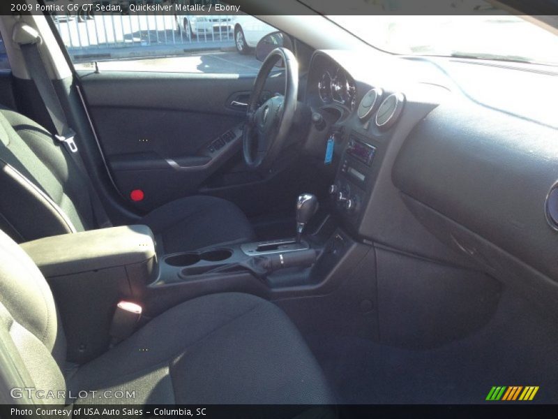 Quicksilver Metallic / Ebony 2009 Pontiac G6 GT Sedan