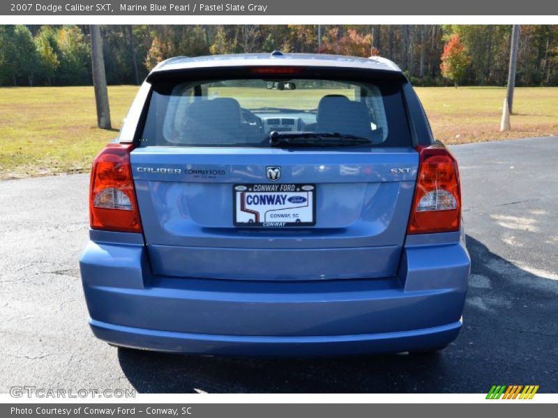 Marine Blue Pearl / Pastel Slate Gray 2007 Dodge Caliber SXT