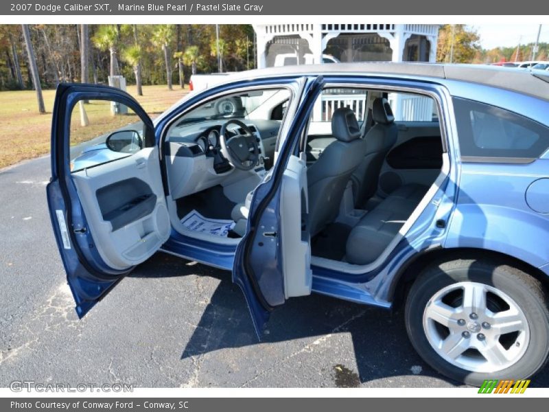 Marine Blue Pearl / Pastel Slate Gray 2007 Dodge Caliber SXT