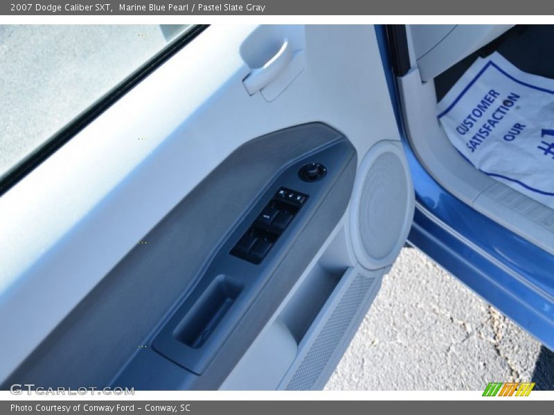 Marine Blue Pearl / Pastel Slate Gray 2007 Dodge Caliber SXT