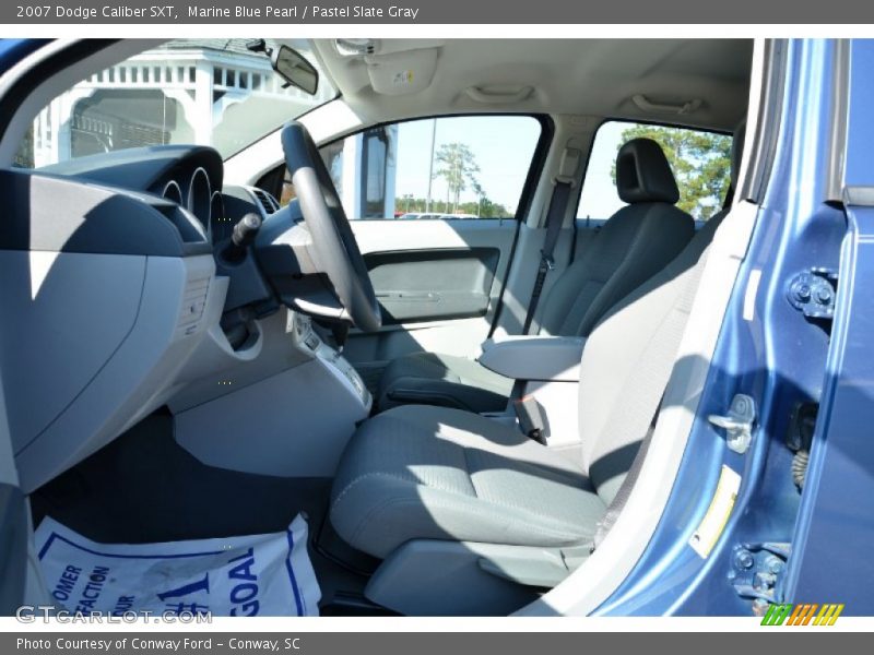 Marine Blue Pearl / Pastel Slate Gray 2007 Dodge Caliber SXT