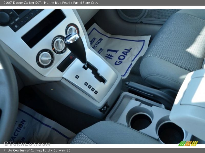 Marine Blue Pearl / Pastel Slate Gray 2007 Dodge Caliber SXT