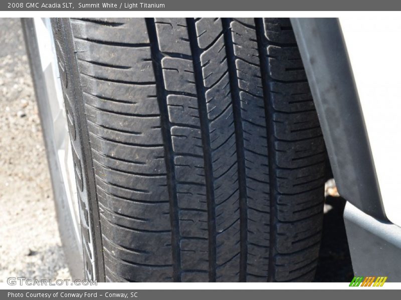 Summit White / Light Titanium 2008 GMC Acadia SLT