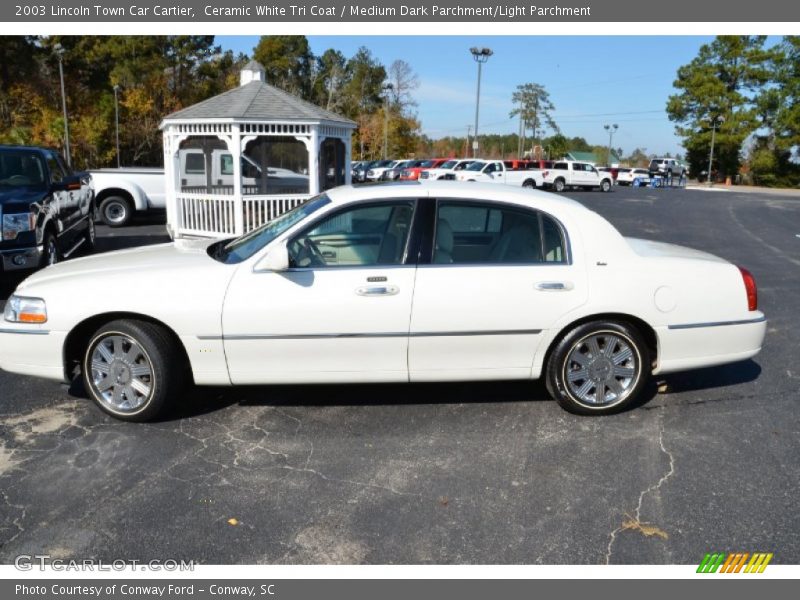  2003 Town Car Cartier Ceramic White Tri Coat