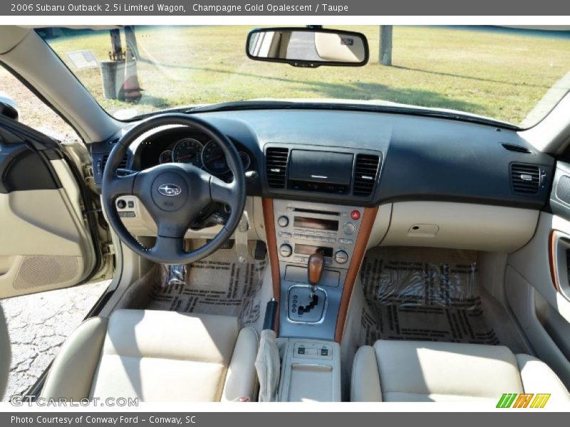 Dashboard of 2006 Outback 2.5i Limited Wagon