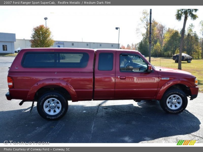 Redfire Metallic / Medium Dark Flint 2007 Ford Ranger Sport SuperCab