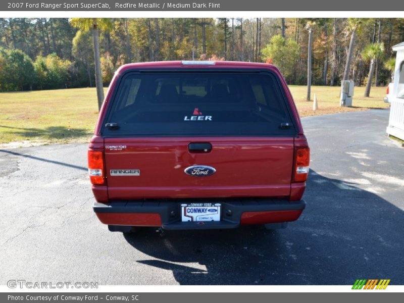 Redfire Metallic / Medium Dark Flint 2007 Ford Ranger Sport SuperCab