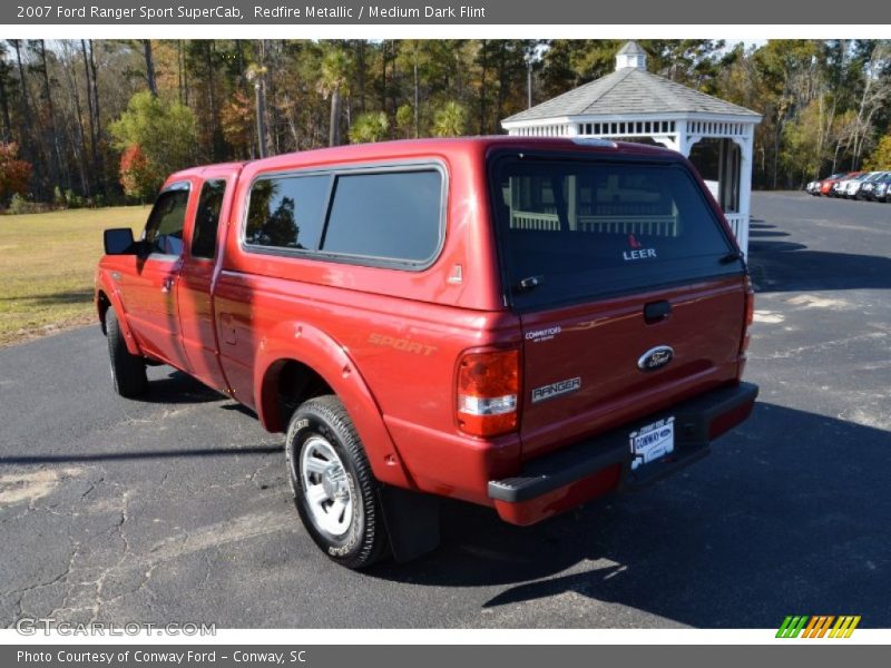 Redfire Metallic / Medium Dark Flint 2007 Ford Ranger Sport SuperCab