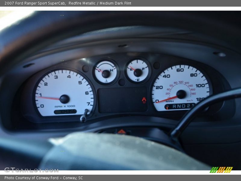 Redfire Metallic / Medium Dark Flint 2007 Ford Ranger Sport SuperCab