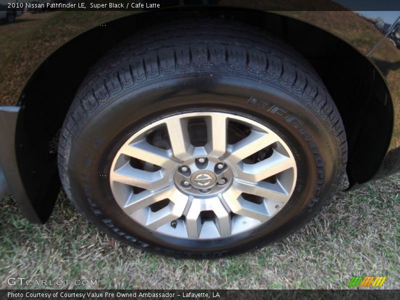 Super Black / Cafe Latte 2010 Nissan Pathfinder LE
