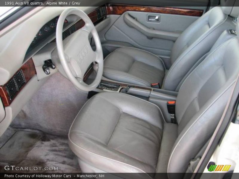  1991 V8 quattro Grey Interior