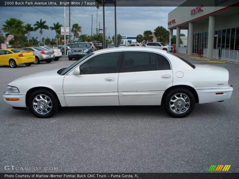 Bright White / Taupe 2000 Buick Park Avenue Ultra