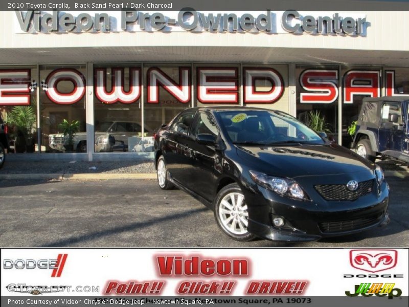 Black Sand Pearl / Dark Charcoal 2010 Toyota Corolla