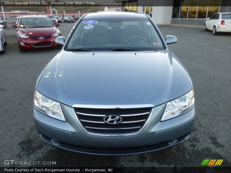 Medium Silver Blue / Gray 2010 Hyundai Sonata GLS