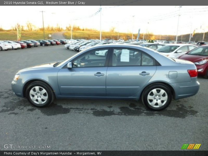 Medium Silver Blue / Gray 2010 Hyundai Sonata GLS